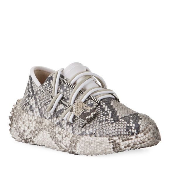 giuseppe zanotti BNIB python textured lowtops - Picture 4 of 14